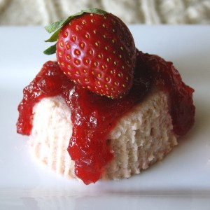 Valentine Strawberry Mini Cheesecake
